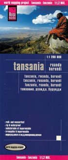 Tansania / Tanzania mapa samochodowa Skala: 1:1 200 000