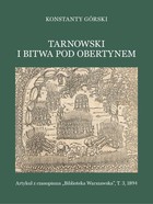 Tarnowski i bitwa pod Obertynem - pdf