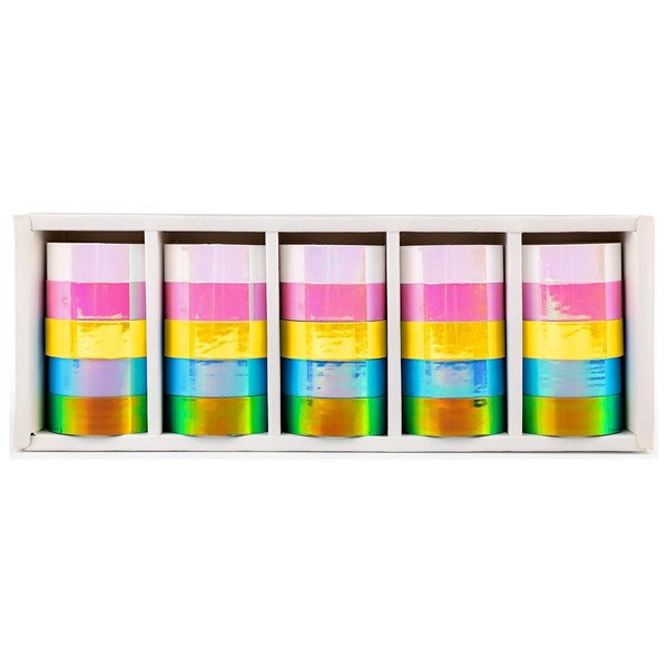 Taśma ozdobna washi tape neon narcissus display mix 25 sztuk