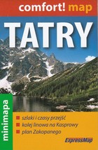 Tatry Mapa turystyczna minimapa Skala: 1:80 000 comfort! map