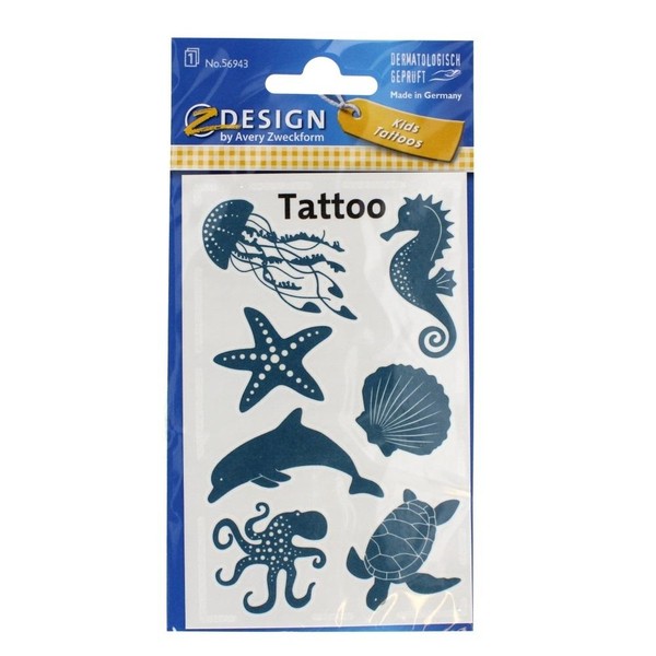 Tatuaże dla dzieci Zwierzęta morskie