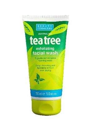 Tea Tree Żel złuszczający do mycia twarzy