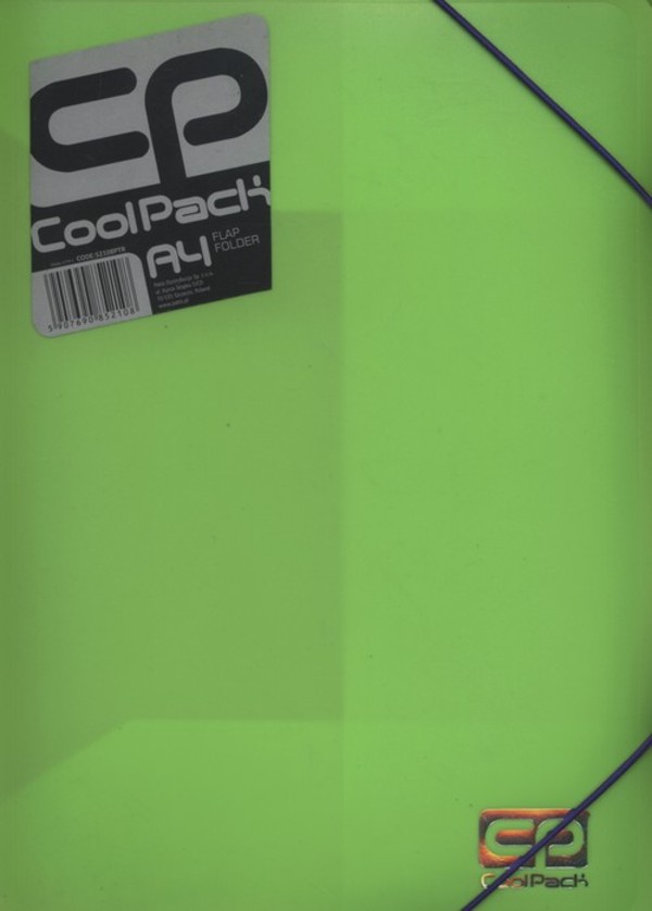 Teczka z gumką A4 Cool Pack Green Neon