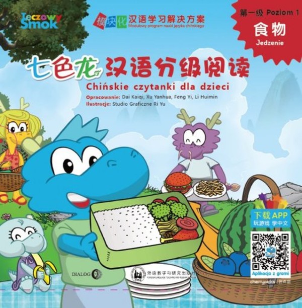 Tęczowy Smok. Chińskie czytanki dla dzieci Jedzenie Poziom 1