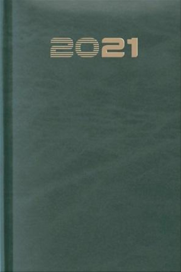 Terminarz 2021 Standard B6 zielony