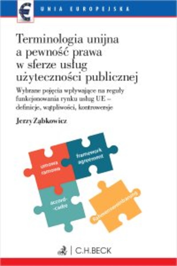 Terminologia unijna a pewność prawa w sferze usług użyteczności publicznej - pdf