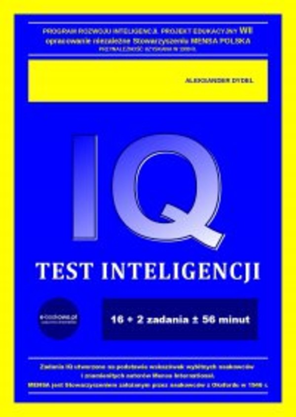 Test inteligencji IQ - mobi, epub, pdf