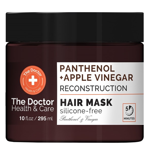 Health & Care Ocet Jabłkowy + Pantenol Maska do włosów rekonstruująca