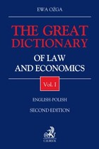 Okładka:The Great Dictionary of Law and Economics. Vol. I. English - Polish 