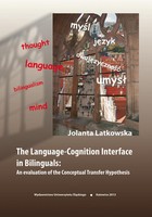 The Language-Cognition Interface in Bilinguals: An evaluation of the Conceptual Transfer Hypothesis - pdf