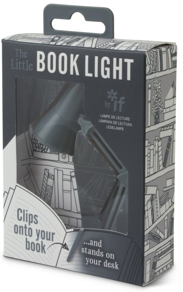 The Little Book Light - lampka do książki - szara