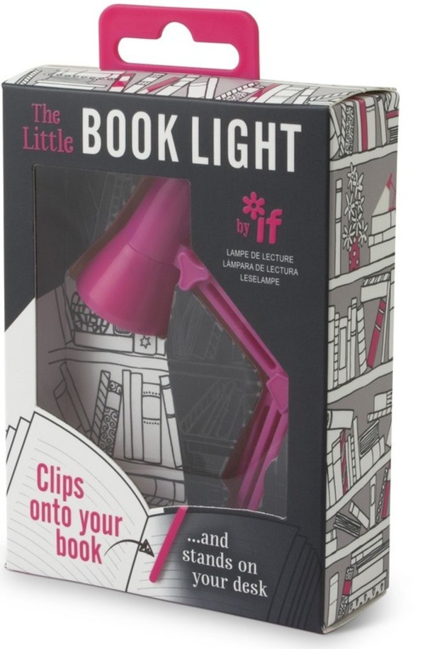 The Little Book Light - lampka do książki - różowa