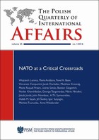 The Polish Quarterly of International Affairs 1/2016 - (Re)focusing the Atlantic Alliance: Reframing Security Readings into a Peace Agenda