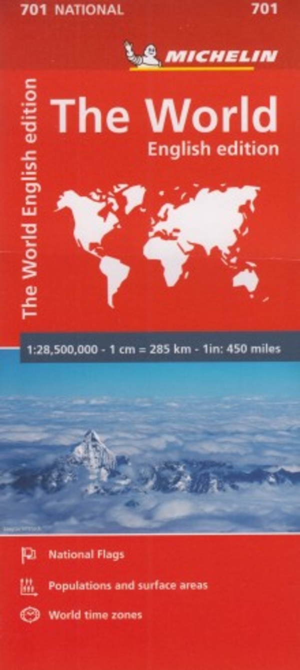 The World Map / Świat Mapa Skala: 1:28 500 000