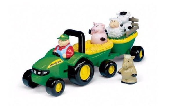 Grający traktor ze zwierzątkami