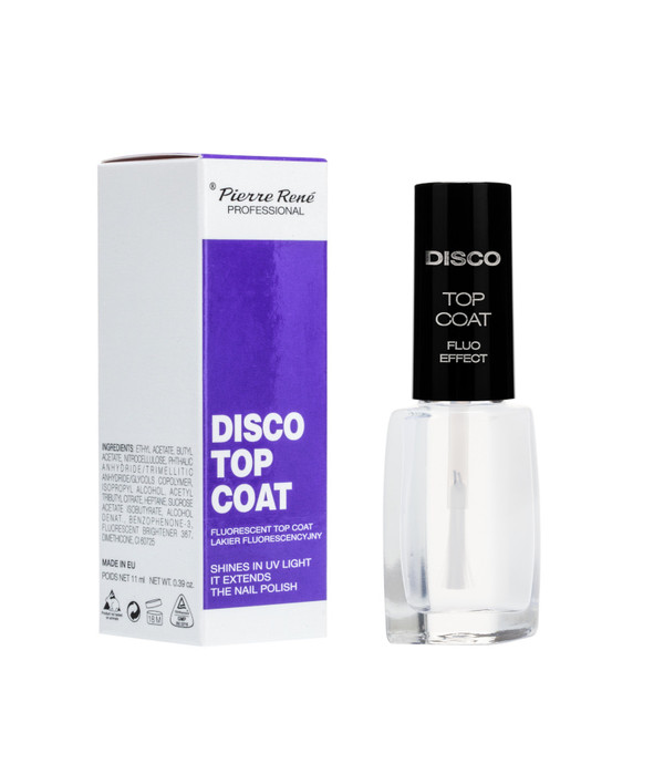 Top Coat Fluorescencyjny top coat do paznokci