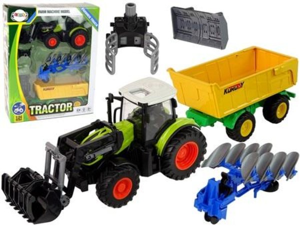 Traktor z akcesoriami