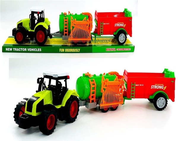 Traktor z maszynami rolniczymi