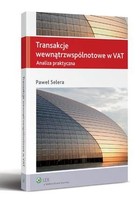 Okładka:Transakcje wewnątrzwspólnotowe w VAT. Analiza praktyczna 