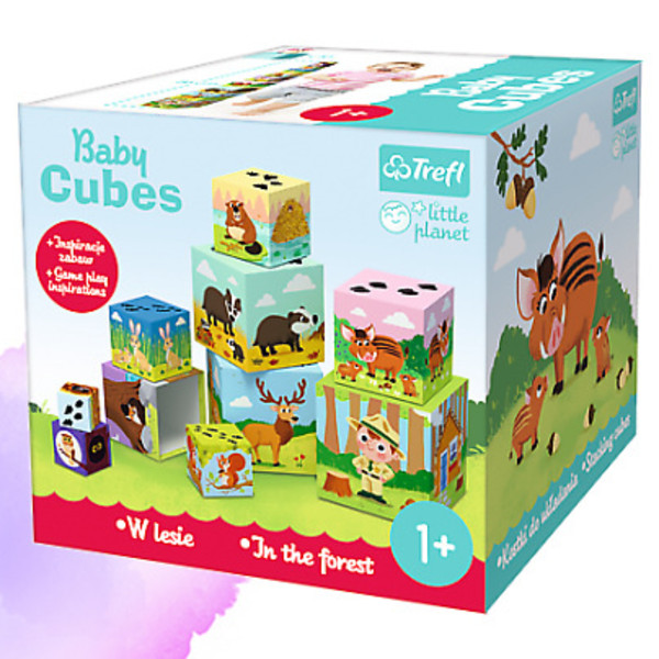 Puzzle Little Planet Baby Cubes W lesie 10 elementów