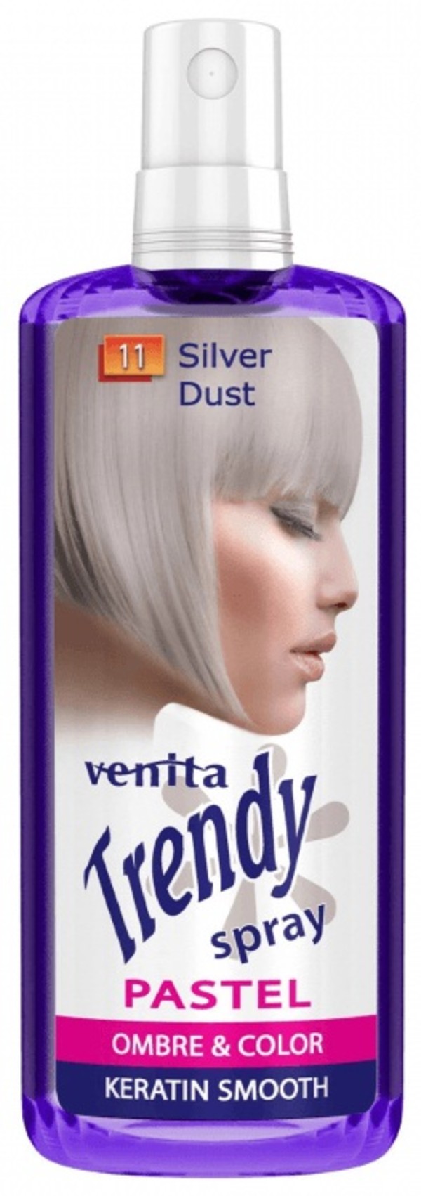 Trendy Spray 11 Silver Dust Koloryzujący spray do włosów