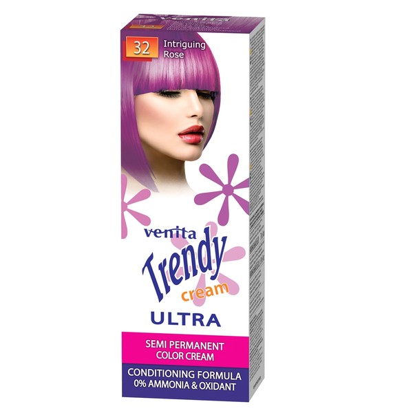 Trendy Cream Ultra 32 Intriguing Rose Krem do koloryzacji włosów