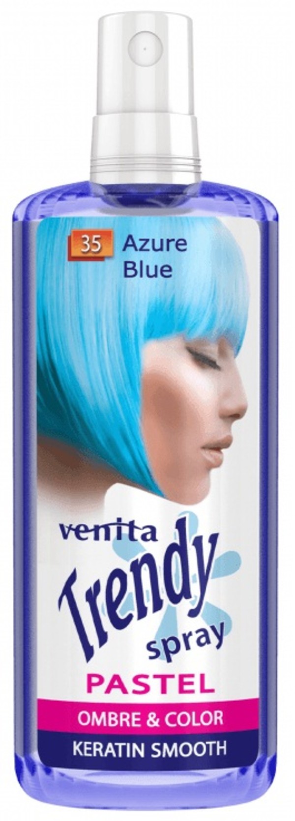 Trendy Spray 35 Azure Blue Koloryzujący spray do włosów