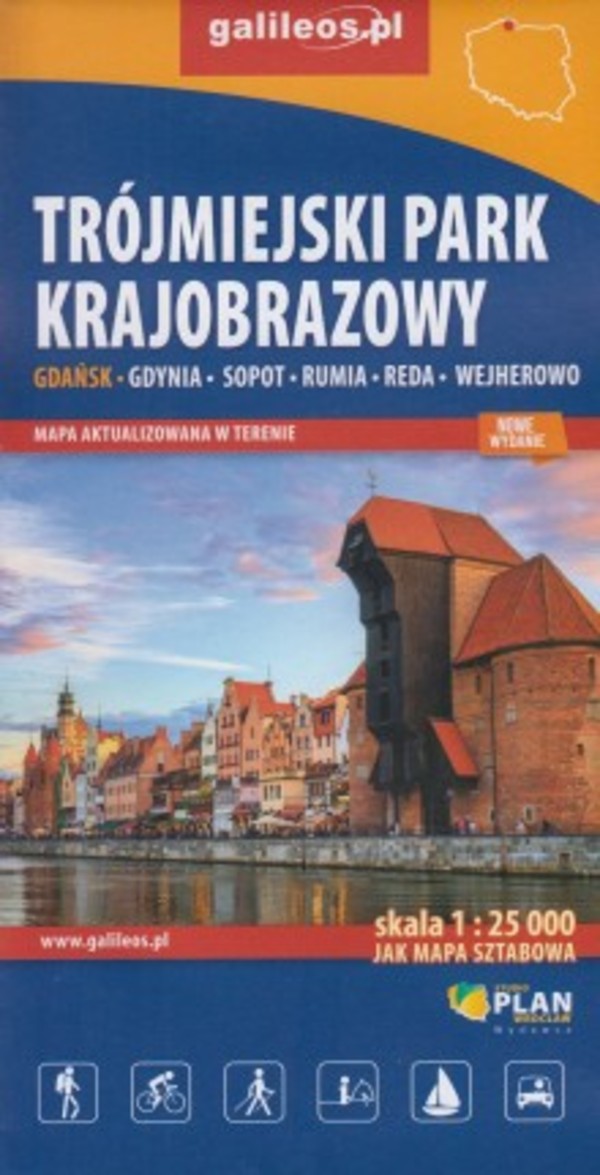 Trójmiejski Park Krajobrazowy Mapa turystyczna Skala: 1:25 000