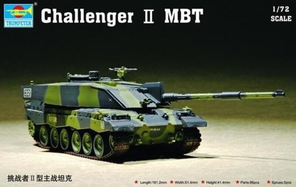 Model do składania Challenger II MBT 1:72