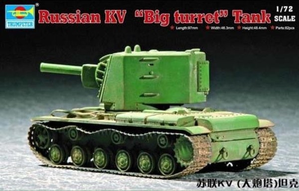 Model Soviet KV Big turret tank