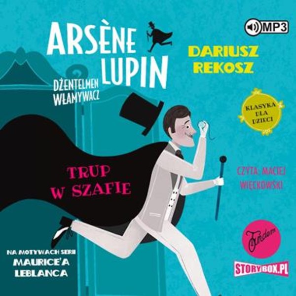 Trup w szafie Audiobook CD Audio Arsene Lupin dżentelmen włamywacz Tom 7