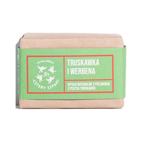 Truskawka i Werbena Naturalne mydło w kostce