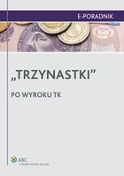 Trzynastki - po wyroku TK - epub, pdf