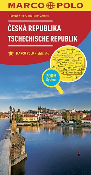 Tschechishe Republik Autokarte /Czechy Mapa samochodowa (Marco Polo)