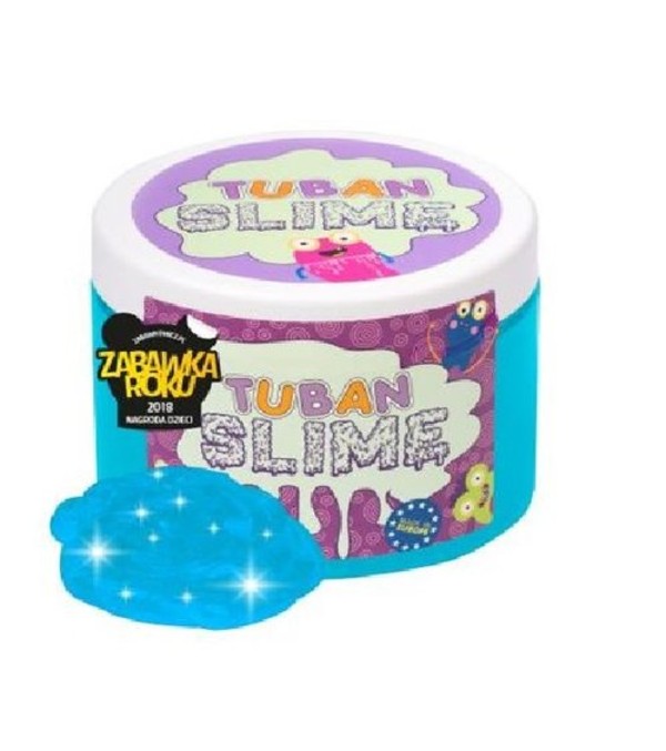 Tuban Super Slime Brokat Neon Niebieski 0,5 kg