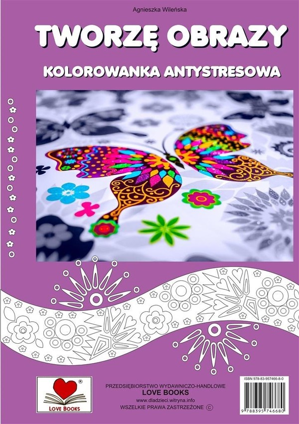 Tworzę obrazy Kolorowanka antystresowa