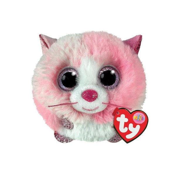 Puffies Tia - Różowy kot