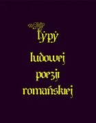 Typy ludowe poezji romańskiej - mobi, epub