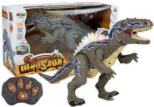 Tyranozaur zdalnie sterowany szary