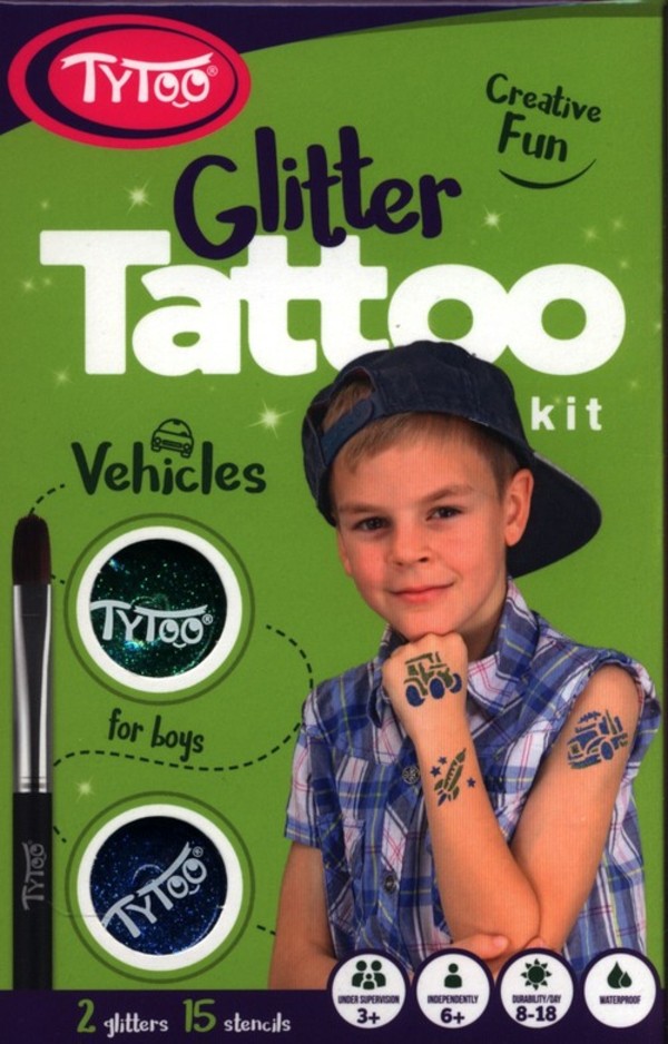 Brokatowe tatuaże dla chłopców 2