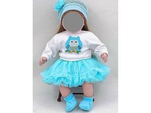 Ubranko dla lalki Błękit 45 cm