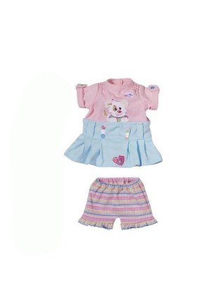 Ubranko dla lalki my little Baby born Dress Collection różowo-niebieskie