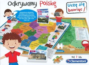 Uczę się bawiąc Układanka eduacyjna Odkrywamy Polskę
