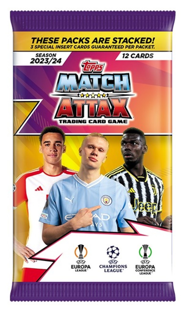 UEFA Champions League Match Attax 2023/24 saszetka z kartami