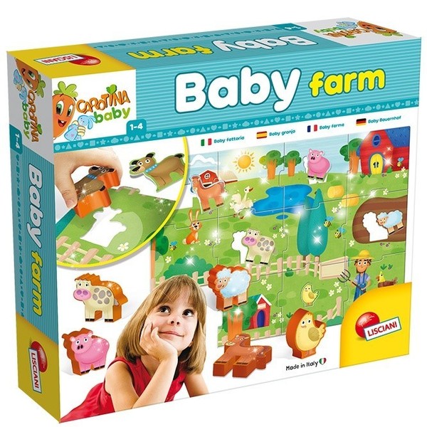 Puzzle Carotina Układanka Baby Farma - 12 elementów
