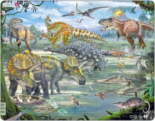 Układanka Dinozaury 65 elementów