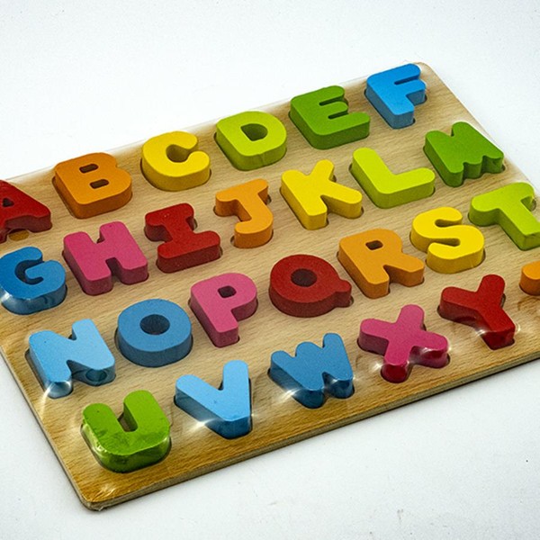 Układanka drewniana alfabet wood