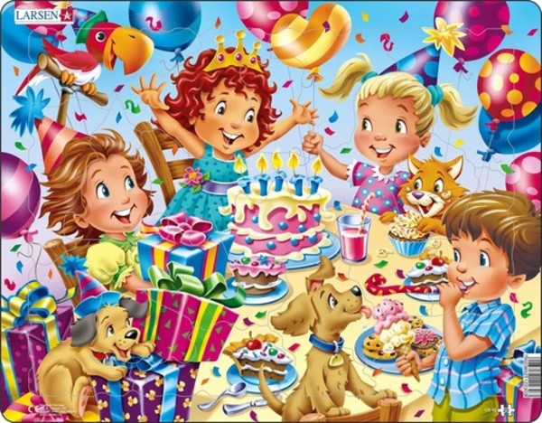 Układanka Impreza urodzinowa 20 elementów
