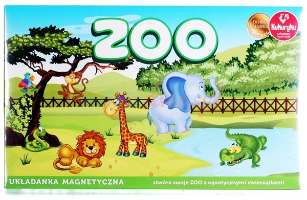 Układanka magnetyczna Zoo II