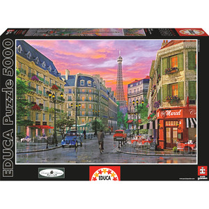 Puzzle Ulica Paryża D. Davison 5000 elementów